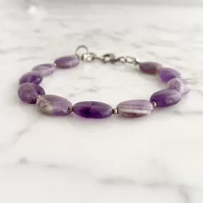 TATJANA amethyst stone bracelet