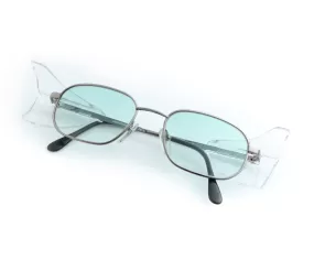 VF Hustler Safety Glasses Silver (Ocean Blue)