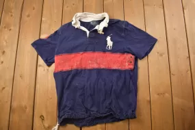 Vintage 1990s Polo By Ralph Lauren Graphic Logo T Shirt / Vintage T Shirt / Streetwear / Graphic Tee / Vintage Polo